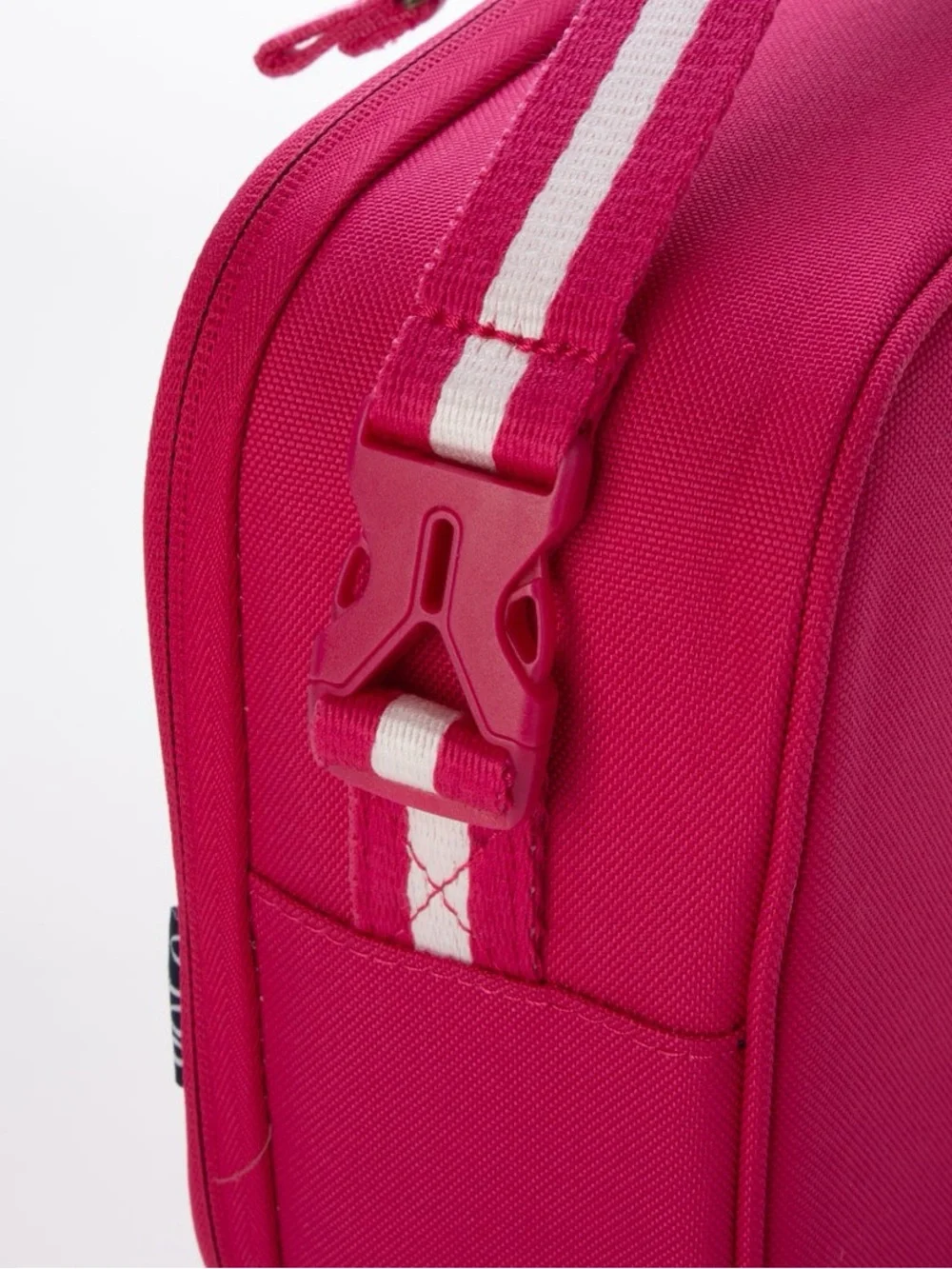 Polo by Ralph Lauren Fuchsia Lunch Tote with White Big Pony Logo